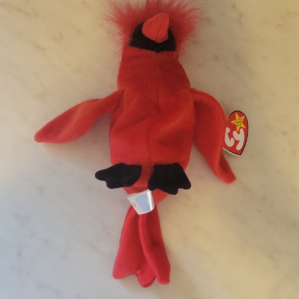 Ty Vibrant Red Cardinal Plush